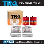 Headlights & Parking Corner Lights Taillights Set Kit For 97-98 Grand Cherokee. Fixed Price $219.95.