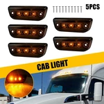 For Kenworth T680 T700 Smoke Amber Led Roof Clearance Marker Light Assembly 5pcs. Fixed Price $33.24.