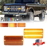 2x Amber Lens Switchback Led Parking Turn Signal Light For 1969-1977 Ford Bronco. Fixed Price $49.99.