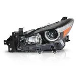 Projector Headlight Lh Halogen No Bulb For Mazda 3 17-18 Black Amber Reflector. Fixed Price $109.99.