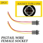 Front Turn Light Signal Bulb 921 T15 T16 194 168 T10 Socket Harness Wire 12v Car. Fixed Price $9.49.
