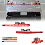 Red Led Rear Bumper Reflector Tail Brake Signal Lights For 2013-2020 Lincoln Mkz. Fixed Price $29.99.