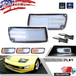 2pc Clear Bumper Switchback Led Drl Signal Lights Kit For 90-96 Nissan 300zx Z32. Fixed Price $89.99.