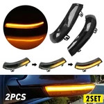 4x Smoked Sequential Led Side Mirror Turn Signal Light For Vw Golf Eos Jetta Pas. Fixed Price $40.99.