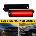 Red Led Smoked Rear Turn Signal Side Marker Lights Lamps For 93-02 Chevy Camaro. Fixed Price $18.04.