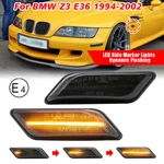 For 1994-2002 Bmw E36 Z3 Smoked Front Dynamic Led Side Marker Turn Signal Light. Fixed Price $21.85.