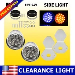 Led Watermelon Lights Big Side Marker Clearance W/ Brackets. Fixed Price $43.69.