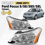 For 2008-2011 Ford Focus S Se Ses Sel Chrome Headlights Assembly Pair Left+right. Fixed Price $102.99.