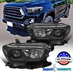 Fits 2016-2023 Toyota Tacoma Black Projector Headlights Lamp Left+right Pair. Fixed Price $109.98.