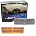 Clear Amber Led Front Side Marker Lights For Dodge 70s Charger Challenger & More. Fixed Price $25.09.