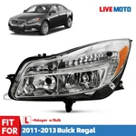 For 2011-2013 Buick Regal Halogen Headlight With Bulb Chrome Driver Left Side. Fixed Price $125.99.