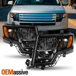 For 2007-2010 Ford Edge Halogen Type Headlights Headlamp Driver Passenger Black. Fixed Price $139.99.