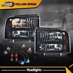 Fit For 1999-2004 Ford Super Duty F250 F350 Excursion Conversion Headlights New. Fixed Price $79.99.