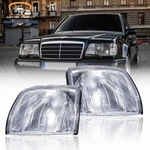 Clear Corner Lights Parking Turn Signal For 85-95 Mercedes Benz E-class W124 (2). Fixed Price $35.98.