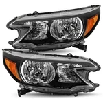For 2012 2013 2014 Honda Crv Cr-v Black Amber Corner Headlights Assembly Pair. Fixed Price $113.68.
