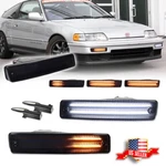For 1990-1991 Honda Cr-x / Crx Switchback Led Front Bumper Signal Lights Smoked. Fixed Price $49.99.