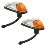 Vw Bug Left & Right Amber Front Turn Signal Light Assemblies 1958-63, Pair. Fixed Price $76.94.