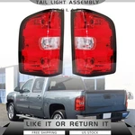 For Chevy Silverado 2007-2013 Tail Lights Brake Lamps Set Pair Left+right. Fixed Price $44.28.