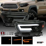 Fit 2016-2023 Toyota Tacoma Smoke Projector Headlights Led Sequential Signal. Fixed Price $268.99.