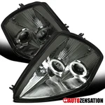 Fit 2000-2005 Mitsubishi Eclipse Smoke Led Halo Projector Headlights Left+right. Fixed Price $123.99.