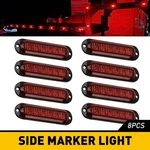 Universal Truck Trailer Red Led Side Marker Turn Signal Clearance Lights Auxito. Fixed Price $21.69.