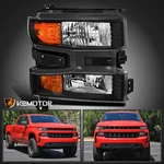 Headlight Fits 2019-2021 Chevy Silverado 1500 Halogen Lamp Right Passenger Side. Fixed Price $89.38.
