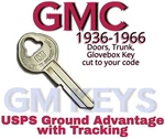 1936-1966 Gm Gmc Doors Glovebox Trunk Key Cut To Code 9001-9250. Fixed Price $11.99.