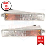 Front Turn Signal Light Ho2530123 Ho2531123 Set Of 2 For 1997-2001 Honda Prelude. Fixed Price $50.99.