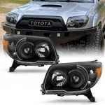 Black Headlights Headlamps Left & Right Pair Set New For 06-09 Toyota 4runner. Fixed Price $275.21.
