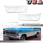 For Ford F-100 F100 Turn Signal Light Lens Set Left & Right 1970-1973 New #302ab. Fixed Price $29.99.