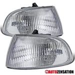 Fit 1992-1995 Honda Civic Coupe Hatchback Corner Signal Lights Lamps Left+right. Fixed Price $25.99.