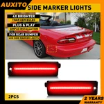 Smoke Led Rear Red Side Reflectors For Lights Marker 1993-2002 Chevy Camaro Ip67. Fixed Price $18.04.