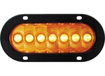 Peterson 823a-7 Led Turn Signal Front & Rear Oval Mount 7.88" X 3.63" Amber. Fixed Price $34.39.