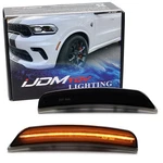 Smoked Lens Amber Full Led Front Bumper Side Marker Lights For Dodge 21+ Durango. Fixed Price $33.09.