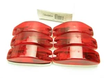 (x6) Truck-lite 4091-turn Signal Light - Incandescent, Red Oval Lens,. Fixed Price $43.99.