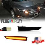 For Ford Fusion 2010-12 Smoked Amber Led Front Bumper Side Marker Signal Lights. Fixed Price $22.99.