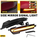 2set Smoked Amber Led Sequential Blinker Side Mirror Signal Light For 15-23 Mu. Fixed Price $51.29.