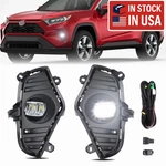 For Toyota Rav4 2019-2025 Auto Led Fog Light Bumper Bezel Harness Switch Kit. Fixed Price $62.41.