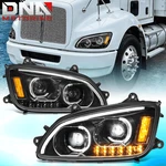 For 2008-2019 Kenworth T170 T370 T660 Led Drl+signal Dual Projector Headlights. Fixed Price $504.44.
