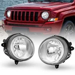 2007-2017 Jeep Patriot Halogen Headlights Replacement Pair Chrome Housing. Fixed Price $81.99.