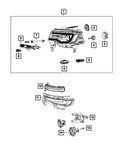 Genuine Mopar Front Fog Lamp Right 68187870ab. Fixed Price $219.28.