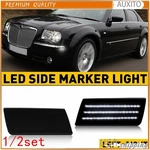 Fit 05-14 Chrysler 300 White Led Strip Bumper Side Marker Light Park 2/4/6. Fixed Price $8.54.