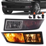 Pair Fog Lights W/turn Signal For Cadillac Escalade/esv/ext 07 08-13 Lh&rh Smoke. Fixed Price $65.90.
