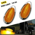 2* Led Side Marker Lamp Amber For Freightliner Columbia Coronado Classic Century. Fixed Price $25.64.