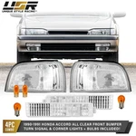 All Clear Corner & Bumper Lights 4pc Set For 1990-1991 Honda Accord Models. Fixed Price $79.95.