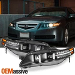 Black Fits 2004-2008 Ua7 Acura Tl Led Projector Headlights Headlamps. Fixed Price $378.98.