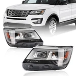 Front Halogen Headlight Headlamp W/ Led Drl Side Light For Ford Explorer 2016-18. Fixed Price $115.18.