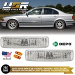 Depo Euro Clear Fender Side Marker Light + Amber Bulb For 97-03 Bmw E39 5 Series. Fixed Price $19.49.