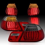 2000-2003 Red Smoke Led 2dr Tail Light (set) For Bmw E46 325ci/330ci/m3 Coupe. Fixed Price $165.14.