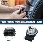 Front Parking Turn Signal 3157 Light Socket For Ford 3 Pins No.f17b13411ab. Fixed Price $11.49.